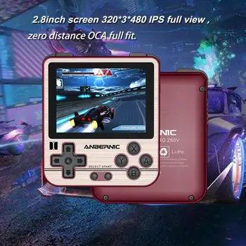 Portátil Retro de juegos de Mano Jugador RG280V 2.8