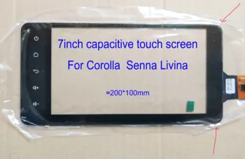6.9 Táctil de 7 pulgadas Screen196m*96mm Livina Sena Digitalizador sensor GT911 6pin VIO CORONA CAMRY COROLLA RAV4 200*100m m