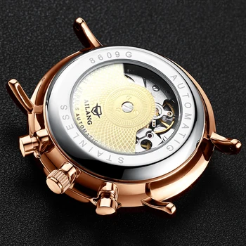 AILANG SUPERIOR de la marca de lujo de cristal de Zafiro relojes de hombre, bobinado automático mecánico reloj Suizo caja de engranajes de 2019 minimalismo reloj