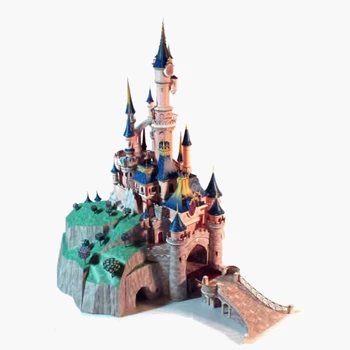 75cm de BRICOLAJE París Castillo de la bella Durmiente Papercraft 3D Modelo de Papel de la Educación de Niño de Juguete de Regalo de Navidad