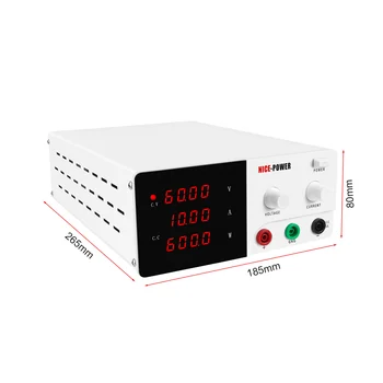 KUAIQU 30V 20A 4 Dígitos LED de DC Ajustable de Laboratorio fuente de Alimentación 60V10A 220V Estabilizador de Voltaje de la Conmutación de la Fuente de Alimentación de Laboratorio