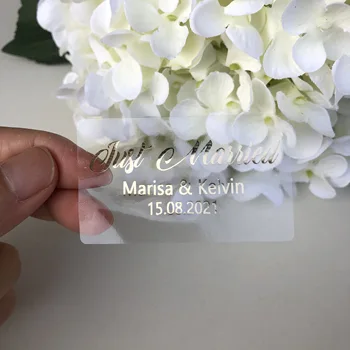 Personalizado de la boda de la burbuja varita pegatinas personalizadas lámina de oro de las etiquetas transparentes ( Burbuja de botellas no incluidas)