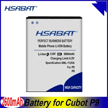 HSABAT 2600mAh Para el Cubot P9 polímero de iones de Litio de la batería