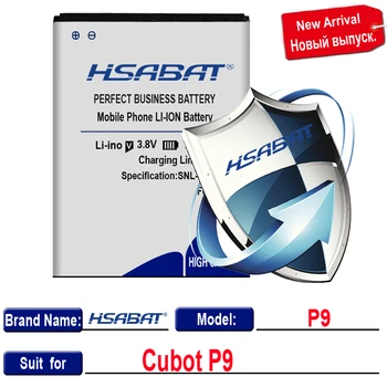 HSABAT 2600mAh Para el Cubot P9 polímero de iones de Litio de la batería