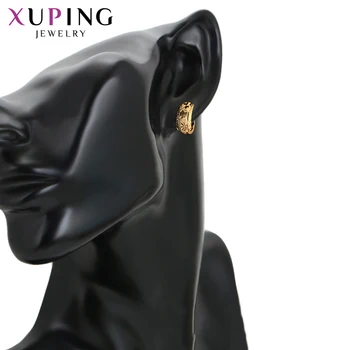 Xuping de la Moda Romántica Exquisita de Estilo de Forma de Oro Puro de Color Plateado Elegante Gotas para los oídos para las Mujeres de la Joyería de Regalo de 80314