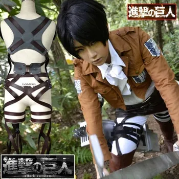 Unisex Ataque En Titán Shingeki No Kyojin Recon Cuerpo Arnés de Correas Hookshot Cosplay Disfraces de Halloween Ajustable Cinturones de conjuntos