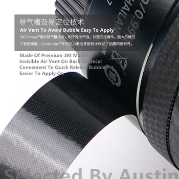 La prima de la Lente de la Piel de la Guardia Envoltura de Película Para TAMRON 24-70mm f2.8 G2 con Montura Nikon Calcomanía Protector Anti-Capa de adherencia, en Caso de la Cubierta