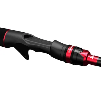 KastKing Max Steel Luz de Hilado de Fundición de la caña de Pescar con 24 Toneladas de Fibra de Carbono SiC Anillos de 1.80 m 1,98 m 2.13 m 2.28 m Plata Rojo Gris