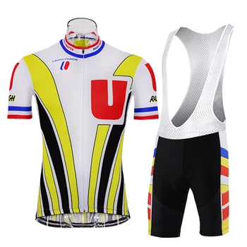 Clásico retro equipo de pro Cycling Jersey se adapte a Transpirable de Ciclismo en Bicicleta la Ropa de la versión de bicicletas jersey maillot ciclismo