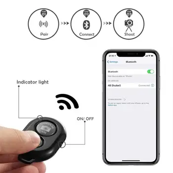 ZOMEI Teléfono trípode ligero de profesionales mini tripie Bluetooth control Remoto smartphones clip para el teléfono proyector telescopio
