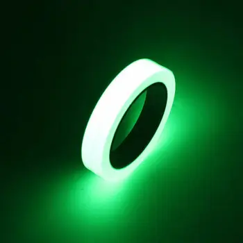 Una cinta reflectora de luz nocturna de la auto-adhesivo de la noche la luz de la cinta de la tira de la luz 20mmx10M