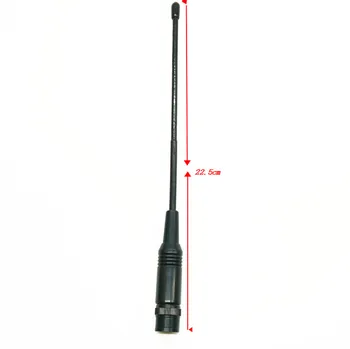 BNC 144/430 MHZ de dos vías de radio de la antena NA701 para IC-V8,IC-V82,IC-V85 Radio ICV80 TK208 TK 308 radios