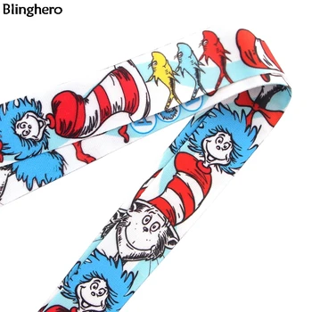 10pcs/lot Blinghero Cordón Correas de Cuello Con las Teclas de Teléfono de dibujos animados Fresco de Impresión Cordón Cuelgue Cuerdas de Regalos para los Niños BH0311