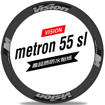 18 de la nueva visión de 55 sl rueda set de pegatinas de la bicicleta de carretera de carbono cortador de borde impermeable mt55