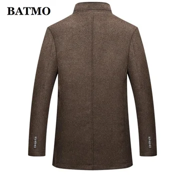 BATMO 2019 nueva llegada del otoño y el invierno de alta calidad de lana thicked trench de hombres para hombres,chaquetas de lana ,plus-tamaño M-XXXL AL 01