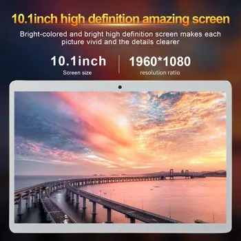10.1 Pulgadas Portátil Portátil Tabletas Android Wifi del Equipo Mini Netbook de Doble Cámara de Doble Sim Tablet Gps Teléfono de Oro de estados unidos