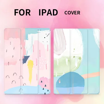 Acuarela Imán de Cuero de la PU Cubierta de la carcasa Protectora Para iPad Pro9.7
