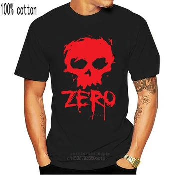 Nueva CERO original de Skate de la Vendimia del Cráneo Mens T-Shirt Negro Talla S a 5XL algodón de la camiseta tops mayorista camiseta