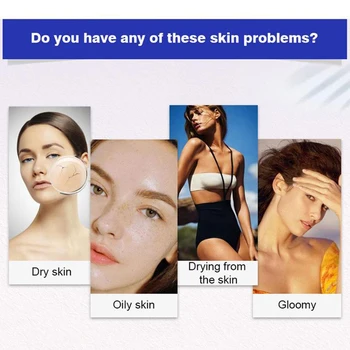 La vitamina E Anti-Arrugas Crema facial Lifting Reafirmante de Blanqueamiento Hidratante Cuidado de la Piel de Reparación de la Piel Dañada por el Facial Crema 200ml