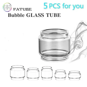 5pcs FATUBE burbuja de tubo de vidrio para Vaporesso vengador IR X Conmutador de kit con NRG 6.5 ml/NRG mini 4 ml Pyrex fatboy tanque de Vidrio