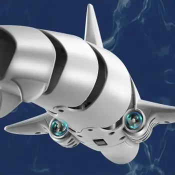 2020 Nuevas 2.4 G Bionic Simulación De Control Remoto De Tiburón Modelo De La Prenda Impermeable De Juguete Para Los Niños De Los Adultos Divertida Piscina De Baño Juguetes