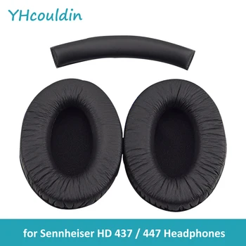 YHcouldin Reemplazo de las Almohadillas Adecuada para Sennheiser HD 437 Auriculares con Cable y HD447 Sobre la Oreja los Auriculares de Oído Cojines Cubierta