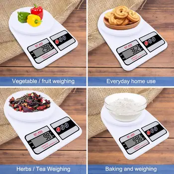 Yieryi 10kg/1g SF-400 de bolsillo peso de báscula Digital de Cocina báscula Electrónica para Paquete Postal Alimentos de la Dieta del Peso de la Cocina de Medición