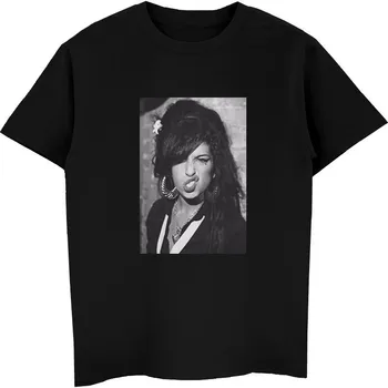 Caliente De La Venta De Amy Winehouse Legardary De Impresión De Camiseta Camisetas De Los Hombres De Algodón De Manga Corta T Camisa Casual De Hip Hop Tops Harajuku Streetwear