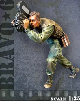 Escala 1/35 Guerra de Vietnam, el Ejército de los estados unidos de corresponsal de guerra de miniaturas de Resina Modelo de Kit de la figura de Envío Gratis