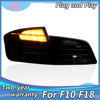 Car Styling para BMW F10 F18 luces Traseras 2011-2016 para F10 F18 LED de la Lámpara de Cola+Señal de Giro+Freno+Inversa de luz LED