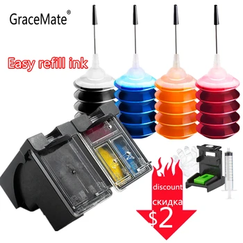 GraceMate Nueva Recargables Cartuchos Compatibles para la impresora HP DeskJet 2600 2620 2630 1110 2130 2132 2133 2134 3630 3632 3637 3638 Impresora