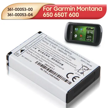 Recambio originales 361-00053-04 361-00053-00 Batería Para Garmin Montana 650 650T 600 680 VIRB GPS computadoras de mano con Batería de 2000mAh