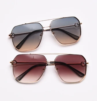 JackJad 2020 de la Moda Vintage Polígono Piloto Metálico de Estilo de Gafas de sol de las Mujeres de los Hombres complementos de Diseño de la Marca de Gafas de Sol de Oculos De Sol J1286