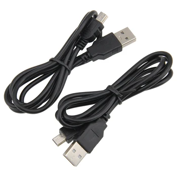 Datos Cable de Carga Cable Adaptador de USB a USB Macho a Mini 5 Pin B para MP3 MP4 Reproductor de DVR del Coche de GPS de la Cámara HDD Mini USB Cables 50pcs