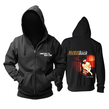 20 estilos de Canadá Nickelback Algodón Rock Cremallera Sudaderas heavy Metal Aficionados a la música pop de la Sudadera de Harajuku shell chaqueta de chándal