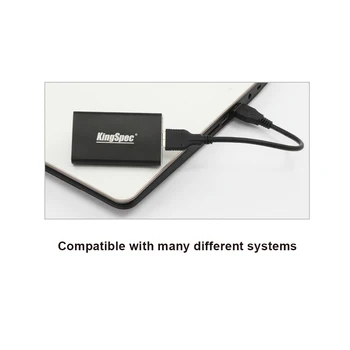 MSATA negro mini SSD Carcasa del Adaptador de black Metal de Caso de la Unidad de Disco Duro usb 3.0 portabble para la de 60 gb mSATA de 128 gb 256 gb de almacenamiento 512 GB, 1 TB