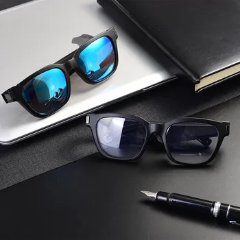 Bluetooth 5.0 UV400 Lentes Polarizadas Gafas Inteligentes de Deportes de Auriculares Gafas de sol IPX4 Auriculares Auriculares Altavoces de Conducción Gafas de Sol