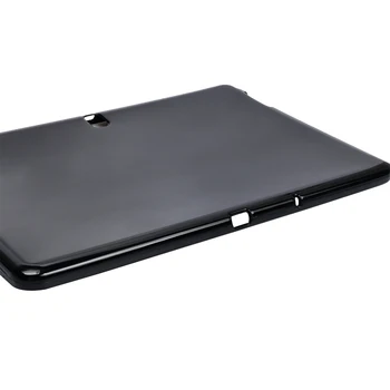 AXD Nota 10.1 de Silicona Inteligente y Tableta Cubierta Posterior Para Samsung Galaxy Note 10.1 SM-P600 P605 P601 a prueba de Golpes de Parachoques Caso