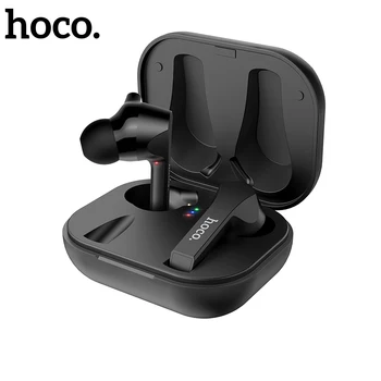 HOCO TWS Inalámbrico Bluetooth Auricular 5.0 Inteligente de Control Táctil Inalámbrico TWS Auriculares Estéreo en 3D bajo Juegos de Deporte Auriculares