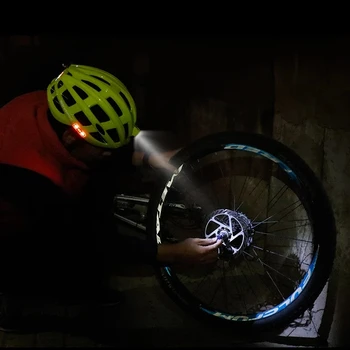 ROCKBROS Bicicleta Luz Delantera del Casco USB Recargable de la Bicicleta Casco de ciclista Intergrally-moldeado de MTB de la Seguridad de la conducción Deportiva Tapa del Casco
