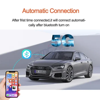 Inalámbrica Carplay Dongle Espejo enlace Coche Reproductor Multimedia Android 9.0 Cableado a Inalámbrico Carplay de la Versión 3.0 Para Honda 2016-2020