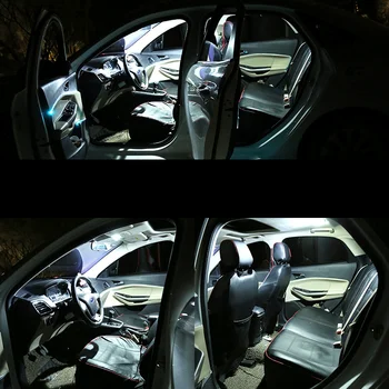 16pcs Canbus Libre de Errores LED Interior de la Lectura de las Luces de techo Kit Para 2013-2018 Seat Leon MK3 5F 5F1 5F5 5F8 la Placa de la Licencia de la Lámpara