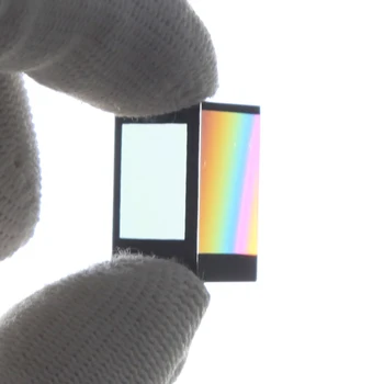 Productos libres de ángulo recto Prisma Óptico Elemento Profesionales Experimentales de Recubrimiento de Vidrio de arco iris de la Topografía de Color Instrumentos
