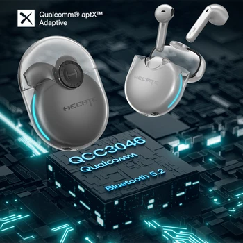 HÉCATE GM5 tws de juegos de auriculares de Qualcomm Bluetooth aptX 5.2 baja latencia 40 h Tiempo de Reproducción de cierto juego inalámbrico de auriculares por EDIFIER