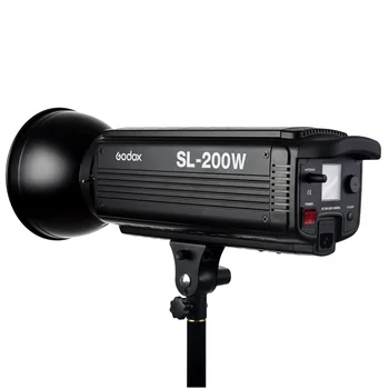 Godox SL-200W CRI 93+ Luz de Vídeo LED Iluminación Continua De 16 Canales 5600K Blanco 200W +mando a distancia+ Reflector
