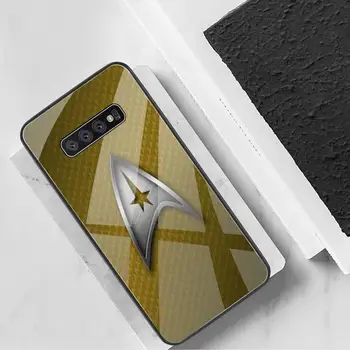 De TELEVISIÓN Star Trek Caso de Teléfono de Vidrio Templado Para Samsung S20 Más S7 S8 S9 S10 Plus Nota 8 9 10 Plus