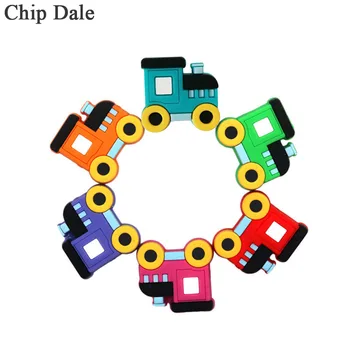 Chip Dale 5Pcs Mini Bus de Silicona Bebé Chupadero Accesorios de la Joyería de Juguete masticable Para DIY Collar Pulsera de la Dentición de Enfermería de Bolas