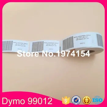 12 Rollos Dymo 99012 Compatible con las Etiquetas de Dirección de 450 Turbo 99012 Dymo etiquetas de 36 x 89 mm 260pcs