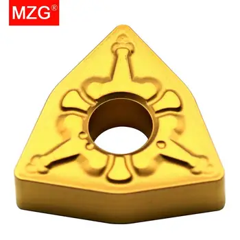 MZG Precio de Descuento WNMG080404-TM ZC25 Cortadores de Medio Mecanizado de Acabado de Acero de Procesamiento CNC de Plaquitas de metal duro