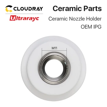 Ultrarayc OEM IPG de Cerámica Boquilla soporte para Cabezal de Corte por Láser de Fibra Dia.28.7 mm, Altura de 10,5 mm